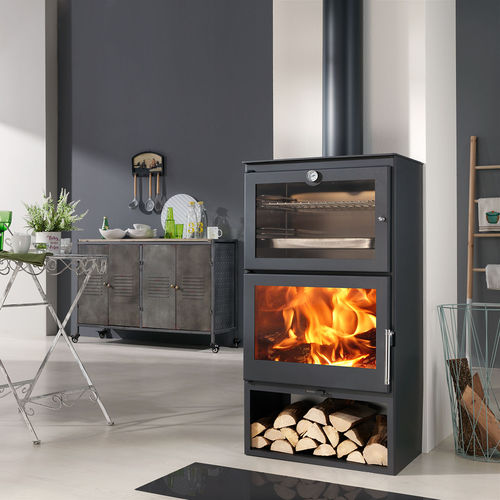 薪ストーブ - GOURMET - Panadero - 5 kW...10 kW / 多燃料 / 独立型