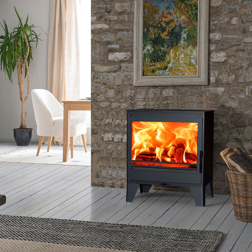 薪ストーブ - JADE - Panadero - 5 kW...10 kW / 脚付き / 現代風