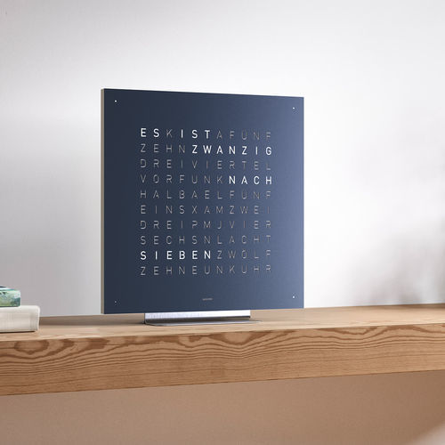 現代風時計 - MIDNIGHT - qlocktwo - 卓上 / デジタル液晶表示 / 業務用