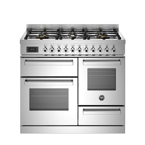 ガスオーブン付きコンロ - PRO106L3EXT - Bertazzoni - 電動式 / 業務用 / 6口