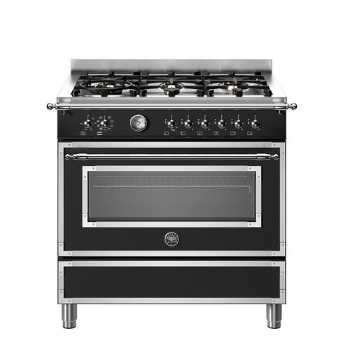 ガスオーブン付きコンロ - HER96L1ENET - Bertazzoni - 電動式 / 6口 / 1口