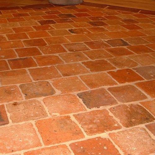 テラコッタテラコッタタイル - 01010 - bca materiaux anciens - マット / 屋内用 / 床