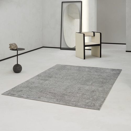 現代風絨毯 - ALVA - LINIE DESIGN A/S - 無地 / ウール製 / ビスコース製
