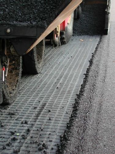 補強材ジオグリッド - ASPHALTGRID - Geosintex - 道路改装用 / ポリエステル製 / ビチューメン ポリマー コーティング用