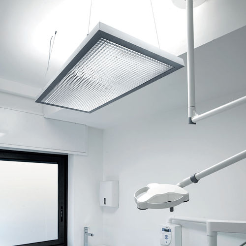 吊り下げ式照明器具 - HACCA - PLEXIFORM - LED / 長方形 / IP40