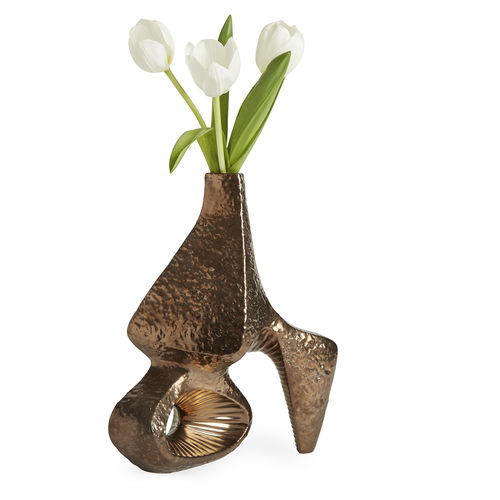オリジナルデザイン花瓶 - REFORM PEBBLE - Jonathan Adler - 青銅