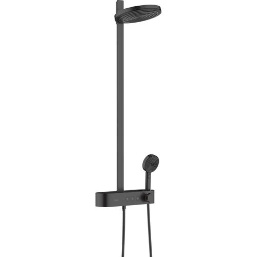 クローム仕上げシャワーコラム - 260 2JET ECOSMART - hansgrohe - 壁取り付け式 / 現代風 / ハンドシャワー付き