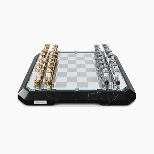 現代風チェステーブル - Stratego Black - Teckell - 家庭用 / 業務用 / クロム真鍮製