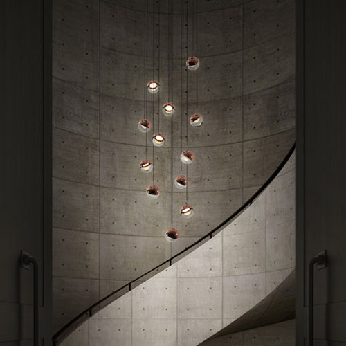 現代風シャンデリア - DORA P12/PC12 - Seeddesign - ガラス製 / スチール製 / LED