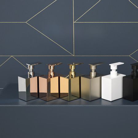 ホテル用ソープサーバー - BIG SPENDER: CHROME  - Klomfar GmbH - 家庭用 / 壁取り付け式 / 独立型
