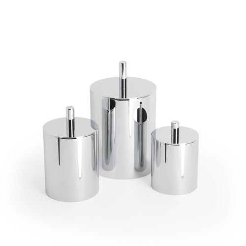 金属製収納箱 - ROUND UP - Klomfar GmbH - ふた付き / バスルーム用