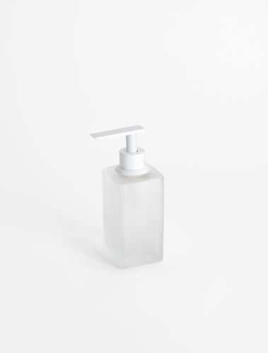 ホテル用ソープサーバー - BIG SPENDER JUNIOR GLASS: WHITE - Klomfar GmbH - 公共施設用 / 家庭用 / 独立型
