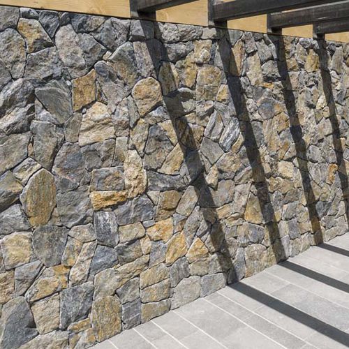 大理石壁装材 - DAVOS ROCK - Bauma-stone - 外側 / 装飾