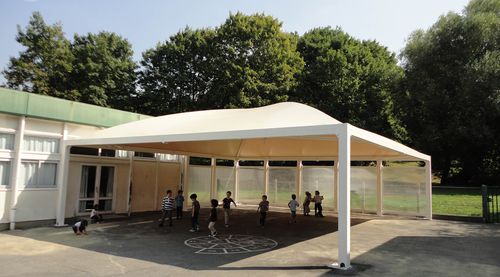 金属製骨組み張力構造 - GROUP - Texabri - PVC製メンブレン / プレイグランド用 / 学校用