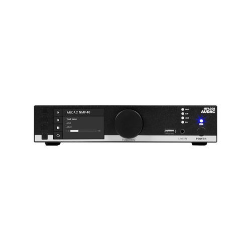 オーディオ増幅器 - MFA208 - Audac - 1 ゾーン / 通信式