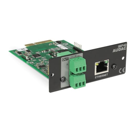 オーディオコントロールモジュール - IMP40 - Audac - 組み込み式 / インターネット / イーサネット