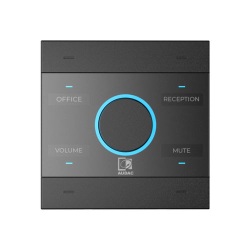 マルチメディア機器操作キーボード - NCP105 - Audac - 壁取り付け式 / 商業用