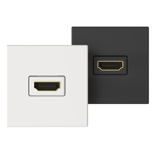 HDMI（高精細度マルチメディアインターフェース）コンセント - CP45HDM - Audac - 壁取り付け式 / はめ込み式 / 現代風