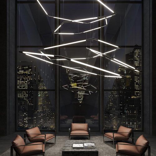 吊り下げ式照明器具 - 360° - Marchetti Illuminazione - LED / 直線型 / IP20