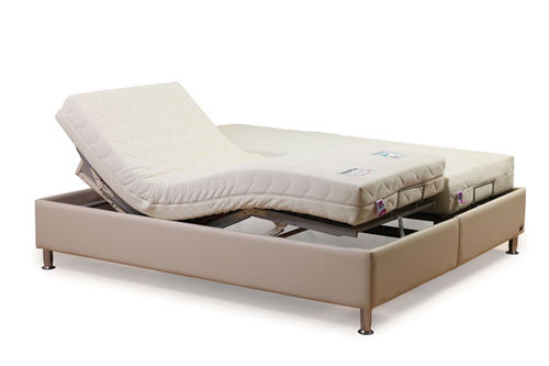 ダブルベッドフレーム - MOTOR DRIVEN BED SET - ISBIR - ウッドスプリング / リクライニング式