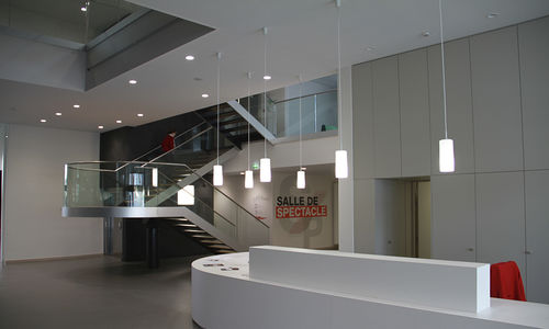 テキスト壁ステッカー - MÉDIATHÈQUE DRUSENHEIM - Atelier d'Art Osmoze - Design & décoration murale - 公共施設用 / サイネージ