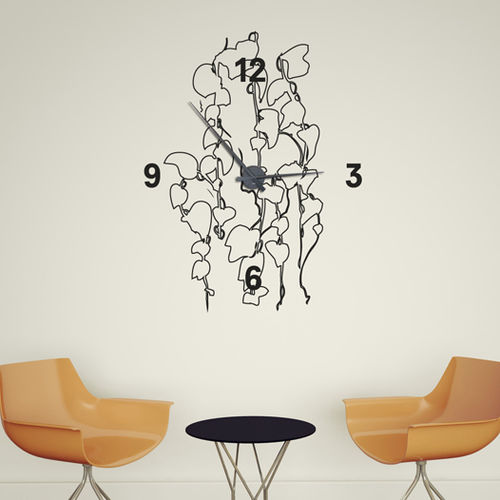 テキスト壁ステッカー - HORLOGE EL NATURA FILAIRE - Atelier d'Art Osmoze - Design & décoration murale - 自然