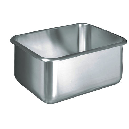 組み込み型洗面器 - SK5020WELD - Intra Teka - ステンレススチール製 / 長方形 / 現代風
