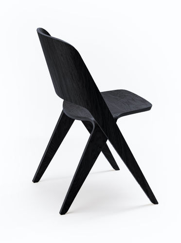 現代風ダイニングルーム用チェア - LAVITTA – BLACK - Poiat | Furniture - 屋内用 / オーク材 / 成形合板製