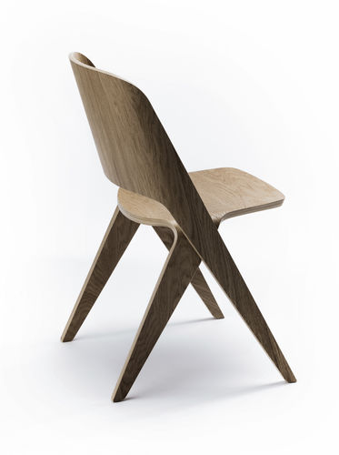 現代風ダイニングルーム用チェア - LAVITTA - DARK OAK - Poiat | Furniture - 屋内用 / オーク材 / 成形合板製