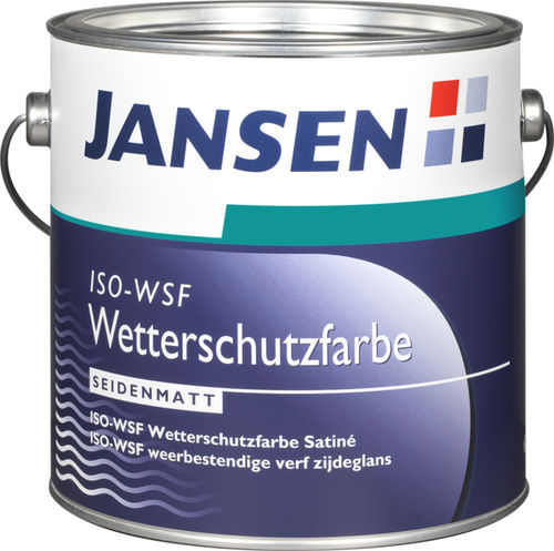 保護塗料 - ISO-WSF - jansen - 仕上げ用 / コーティング / 屋外用