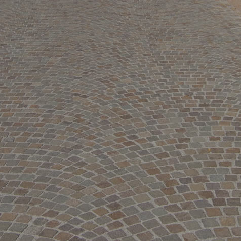 斑岩敷石 - UNI EN 1342 - Italporphyry - 歩行者用 / 公共スペース用