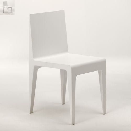 現代風チェア - SENTA - R&J Luxe Furniture - 屋内用 / アルミニウム / 多孔金属シート