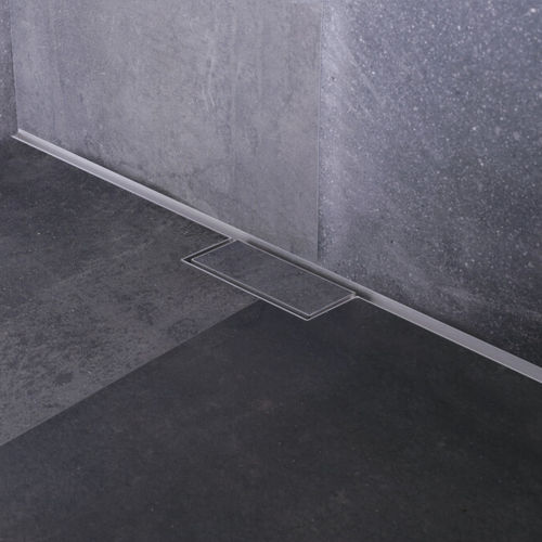 ブラッシュステンレススチールリニアシャワー排水 - WALL - ESS Easy Drain - 高耐久性