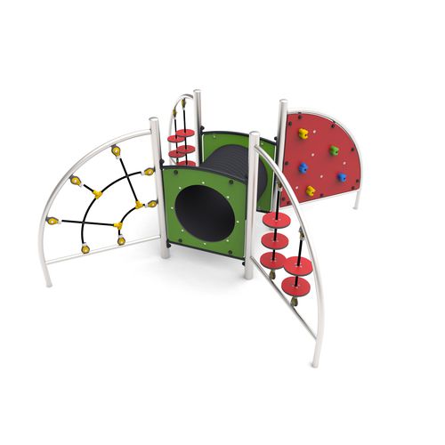 プレイグランド用プレイストラクチャー - ELIPSO 4   - Free Kids s.c. - HDPE / 溶融亜鉛メッキ鋼製 / HPL