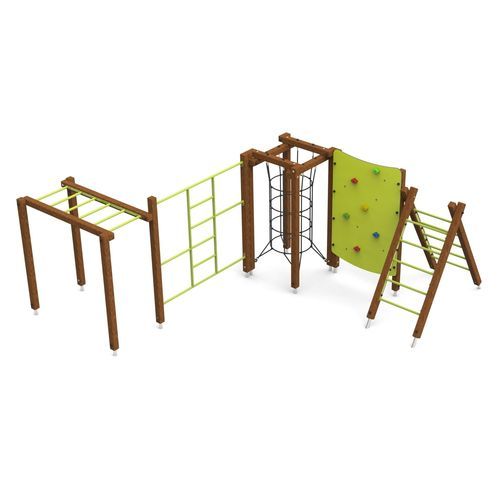 プレイグランド用アスレチック - HOP! WOOD 2  - Free Kids s.c. - フィットネストレール用 / モジュラー / 木製
