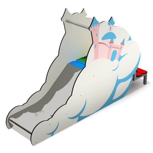 直立型滑り台 - RBW  - Free Kids s.c. - プレイグランド用 / HDPE / シェルター付
