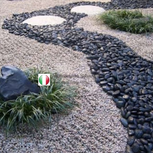 中庭用石 - CIOTTOLI AND GRAVEL GARDEN DESIGN - WALL GRANITE SERVICE SRL - 貯水槽用 / 屋外床用 / R加工