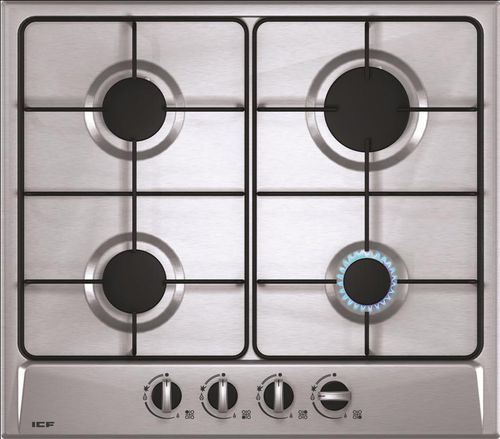 ガスコンロ - SLENDER : 310 HXX6044 * P1 - ICF Kitchen Appliances - 4口 / 組み込み式 / ノブ付き
