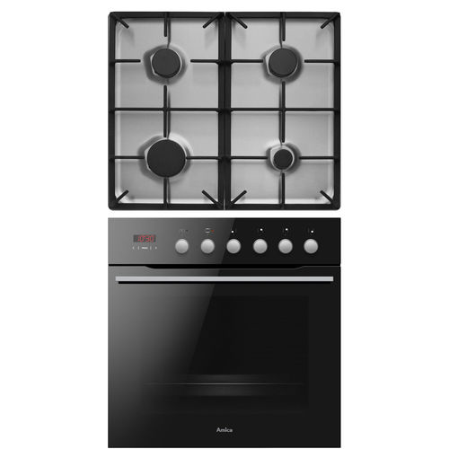 ガスオーブン付きコンロ - CES38319B - Amica - 電動式 / 4口 / 1口