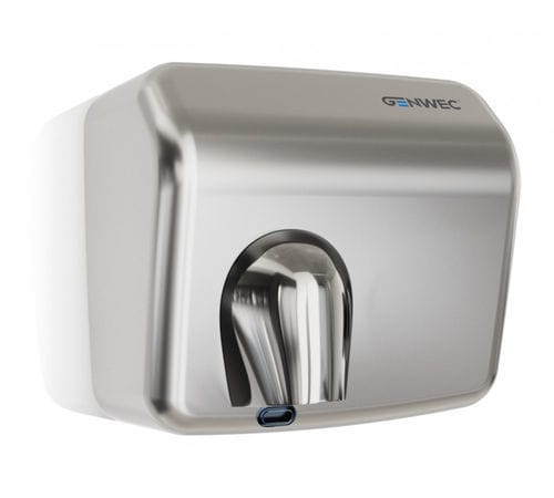 自動ハンドドライヤー - GW01 25 04 01 - genwec - ブラッシュドステンレススチール / トイレ用