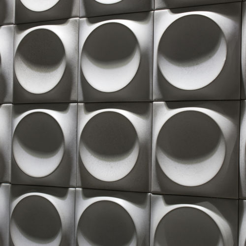 コンクリート製タイル - MOON CONCRETE - WOW Design EU - エンボス加工 / 屋内用 / 壁面