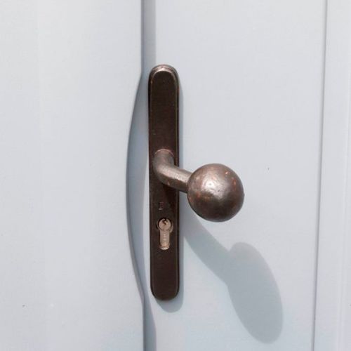 ドア用取手 - SECURITY TOP + PH1920 - Dauby - 古い鉄製 / 生の金属製 / ローブロンズ製