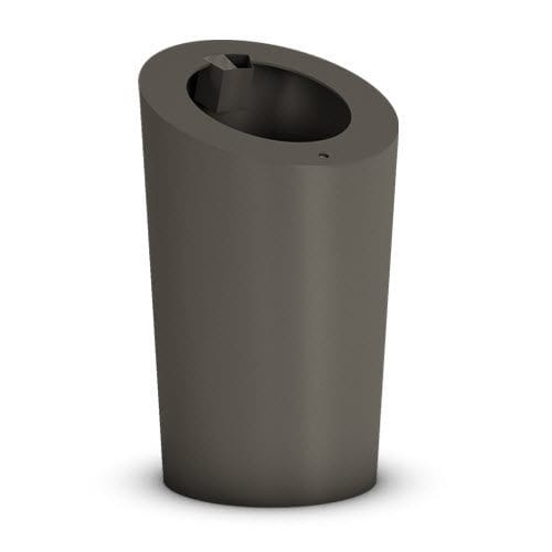 公共用ゴミ箱 - CONE - THE ITALIAN LAB SRL - 鋼板 / 蓋なし / 現代風