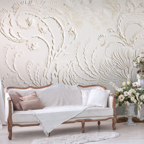現代風壁紙 - DB-1 BAROQUE BEAUTY - AREA environments - リネン / ビニール製 / 花柄