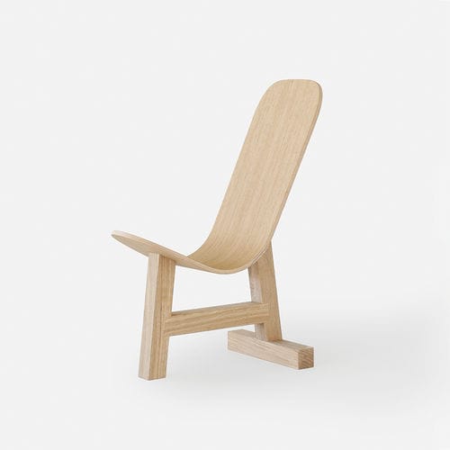 ミニマリストデザインチェア - EASEL - DANTE - Goods and Bads - 屋内用 / オーク材 / 家庭用