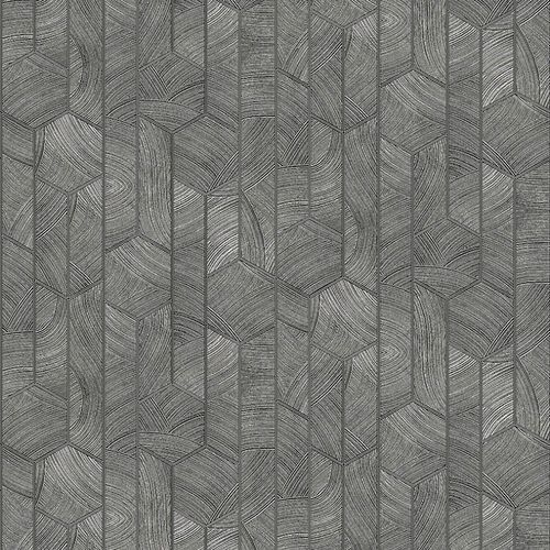 現代風壁紙 - KANTHA ROCK - Masureel Distribution BVBA - 幾何学模様 / 不織布 / 洗える