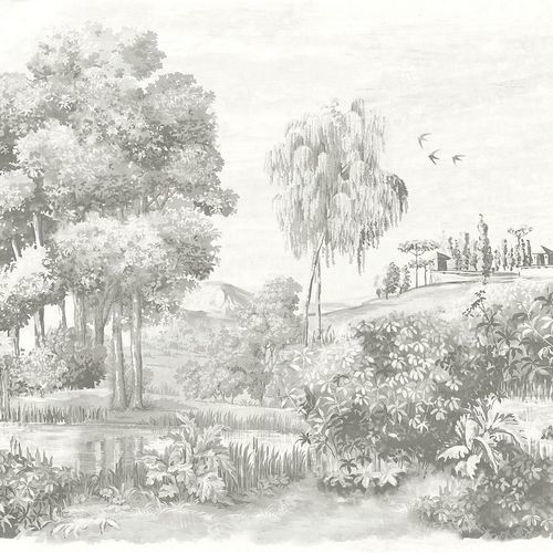 現代風壁紙 - LANDSCAPE CRAYON - Masureel Distribution BVBA - ビニール製 / 自然模様 / パノラマ