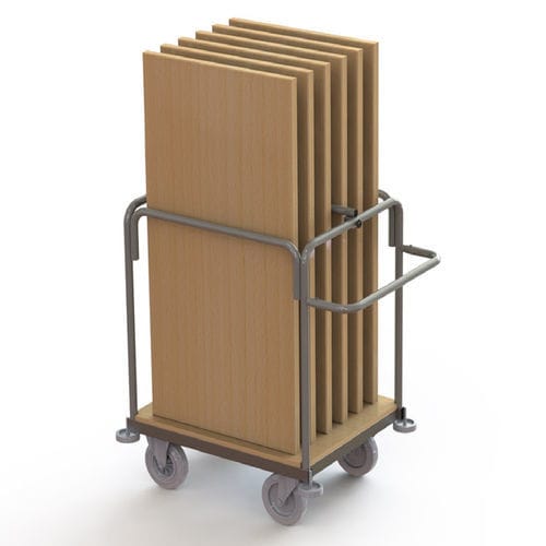 テーブル用台車 - VERTICAL PREMIUM - Mott Mobile Systeme GmbH &Co. KG - 業務用 / アルミニウム / 熱漆塗りスチール