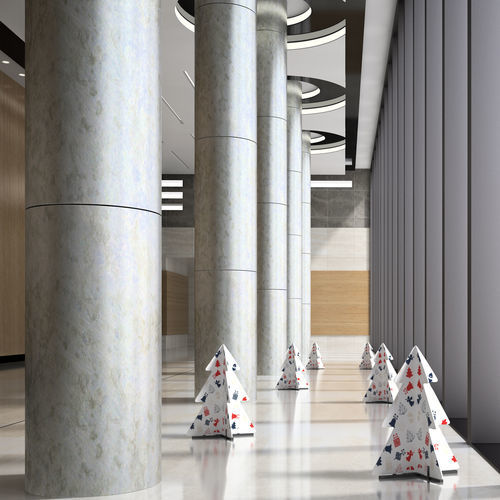 PVCクリスマスの装飾 - 3D CHRISTMAS TREE  - Terra Group - 公共スぺース用 / 公共施設用 / 店用