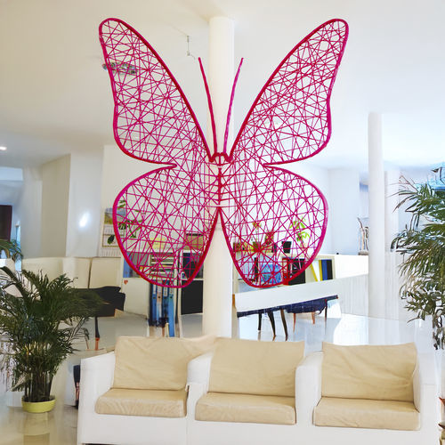 ガラス繊維彫刻 - BUTTERFLY 3D - Terra Group - 屋外用 / 壁面 / 庭用